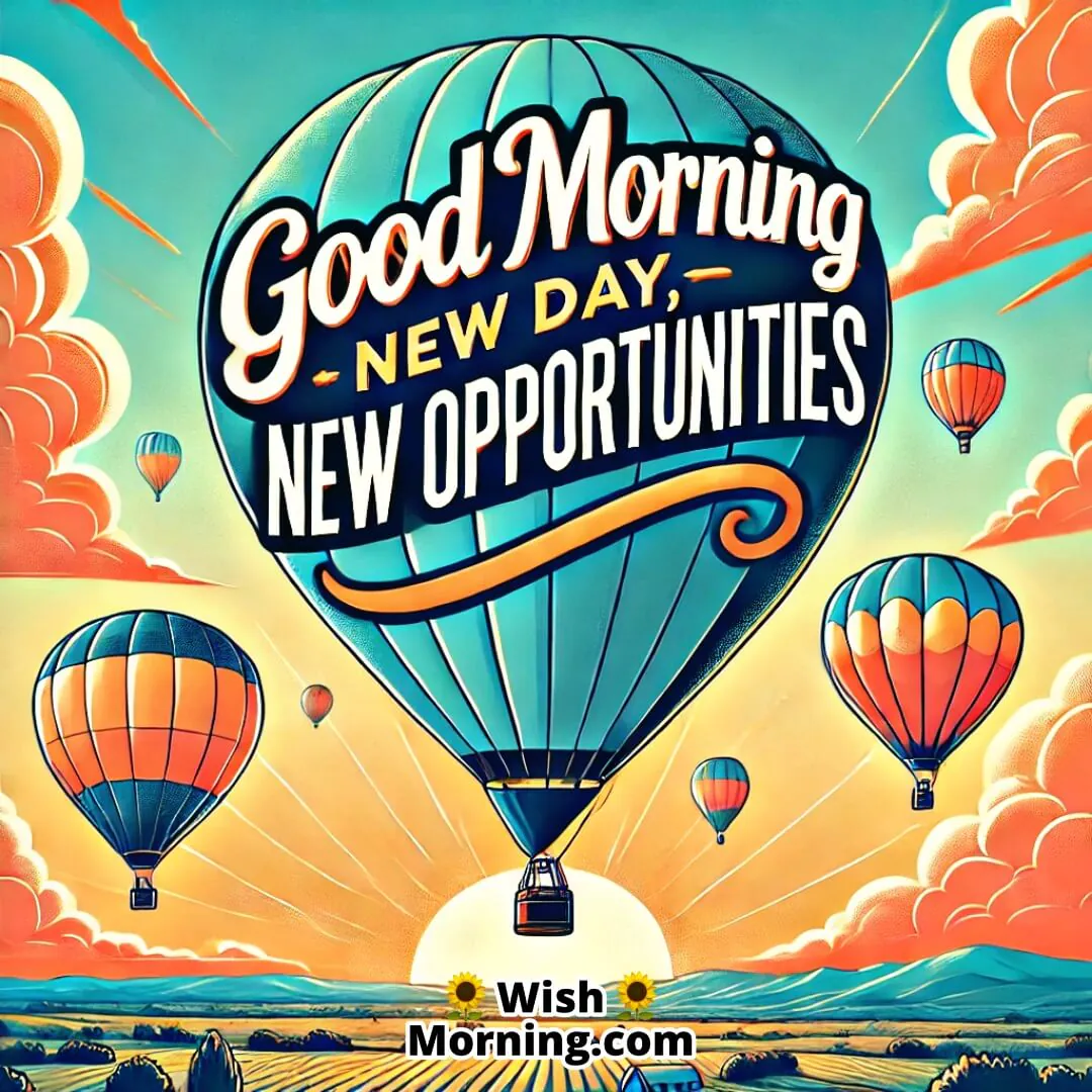 Good Morning New Day New Opportunities