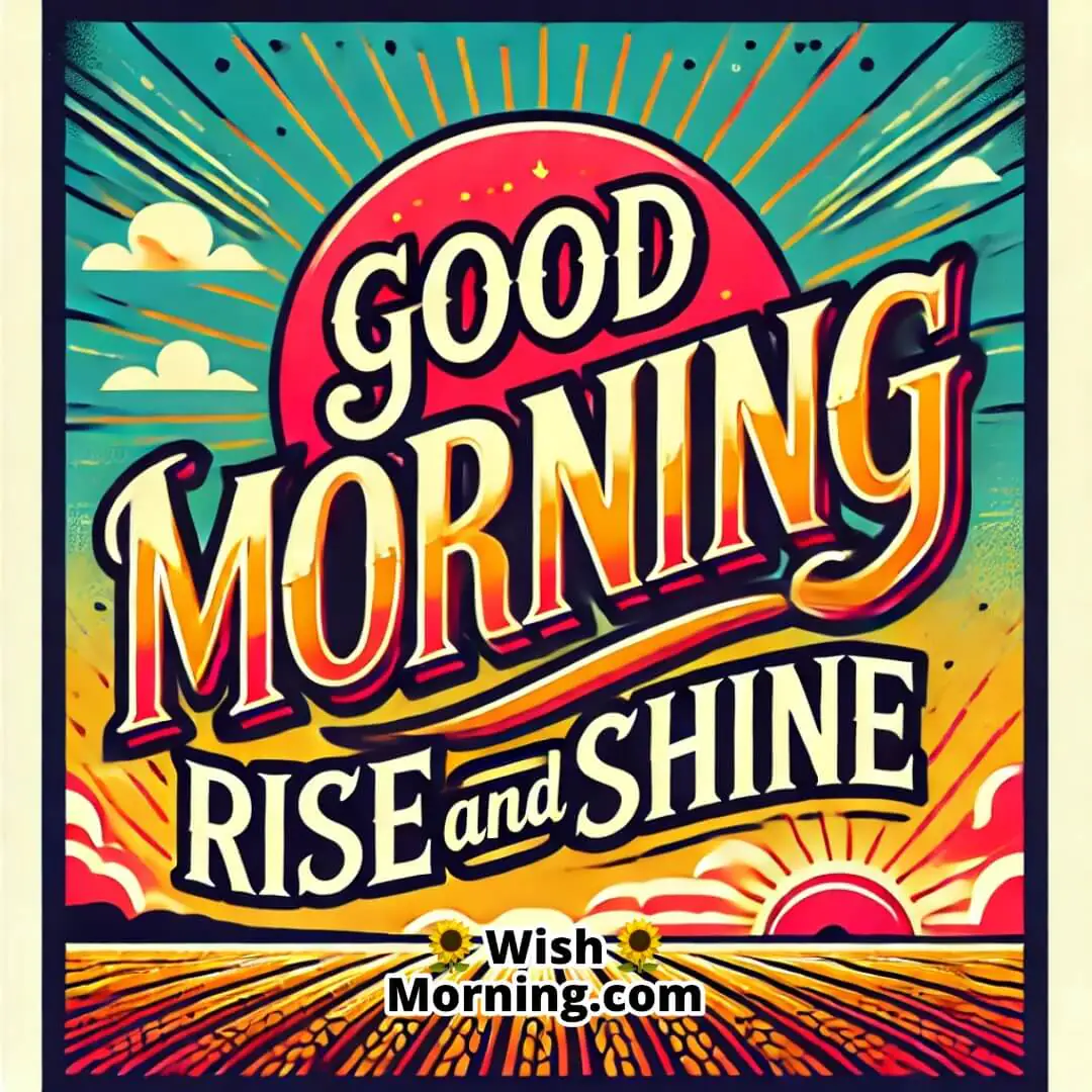Good Morning Rise And Shine