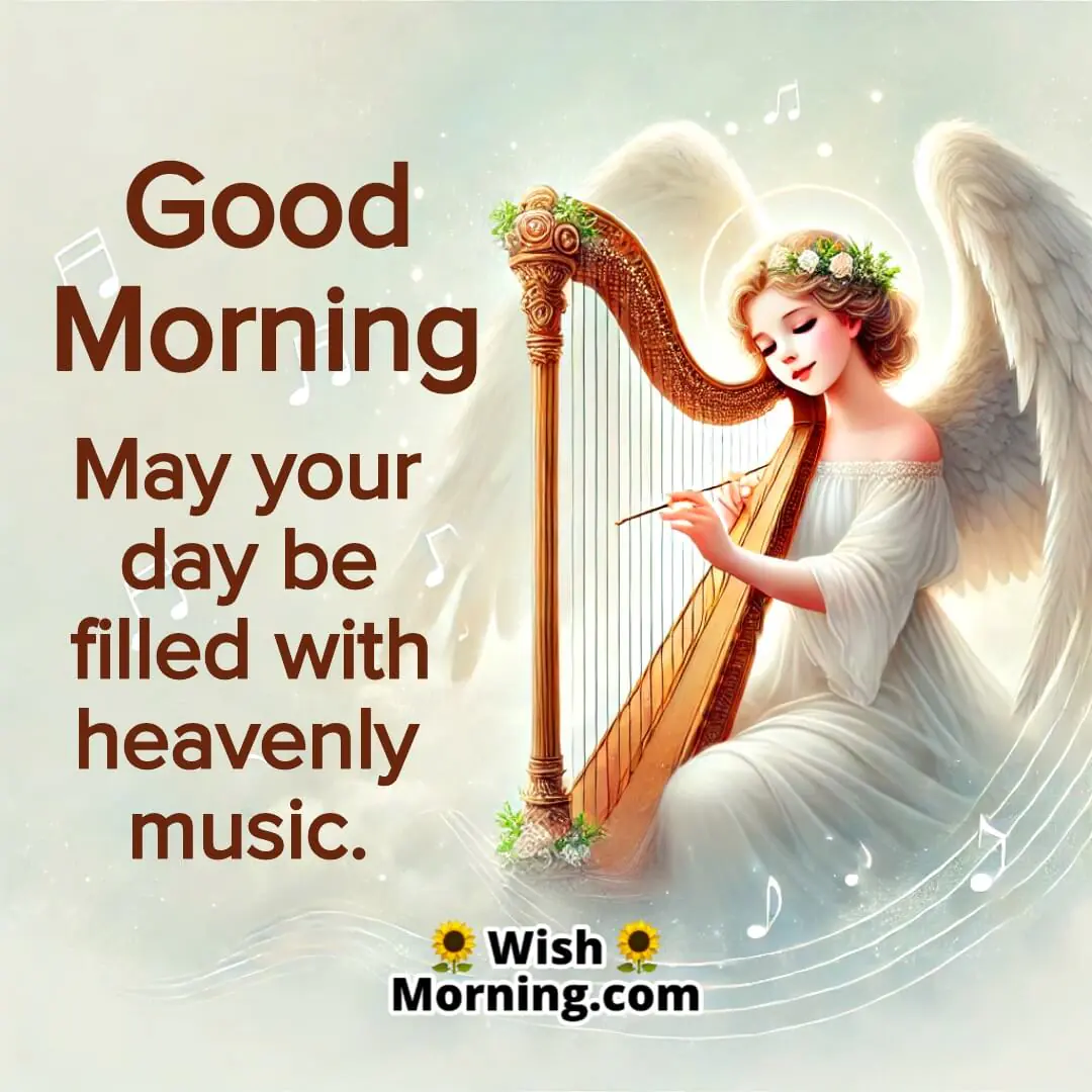 Good Morning With Melodies From A Harp Angel