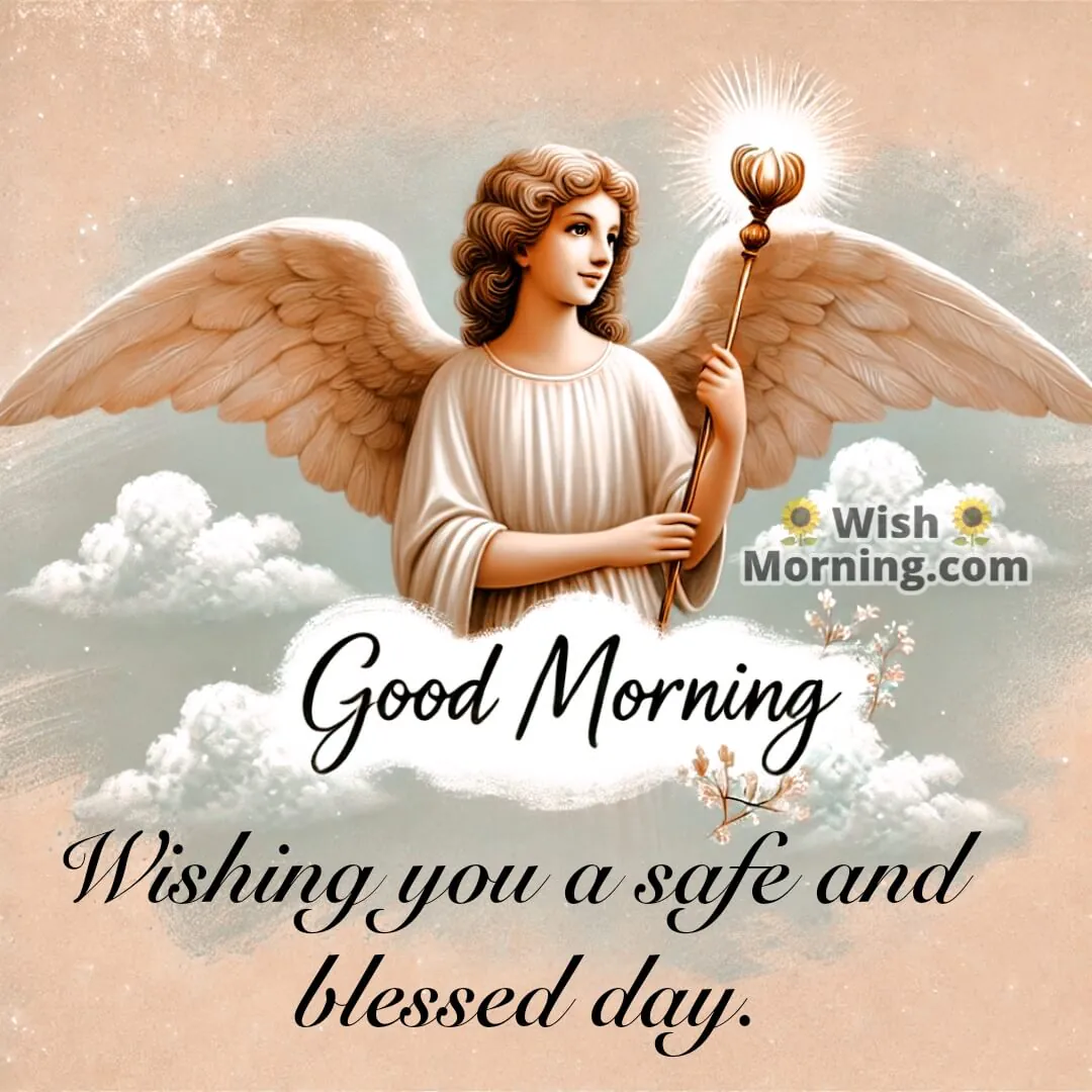 Good Morning With A Guardian Angels Blessings