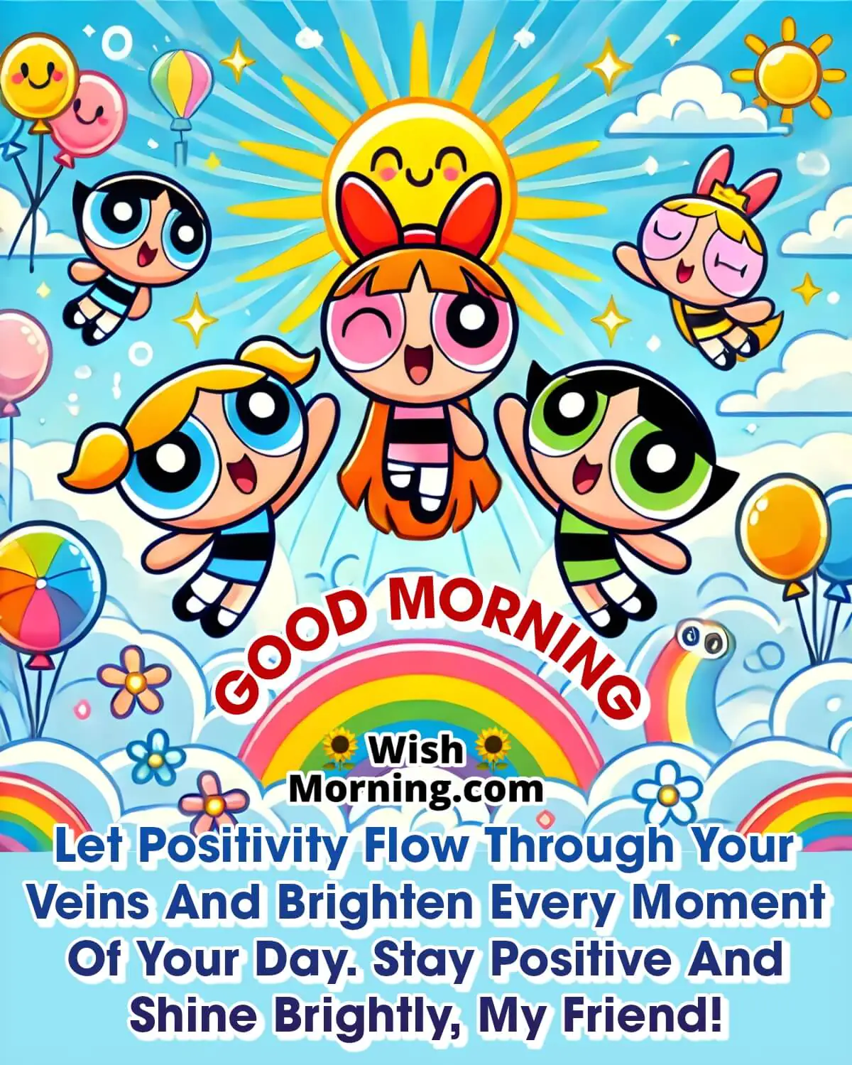 Radiant Morning Positivity To My Friend