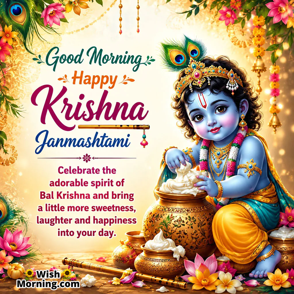A Morning Filled With Krishna Janmashtami
