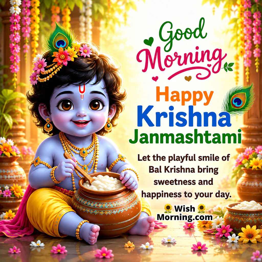 Celebrate The Morning Of Krishna Janmashtami