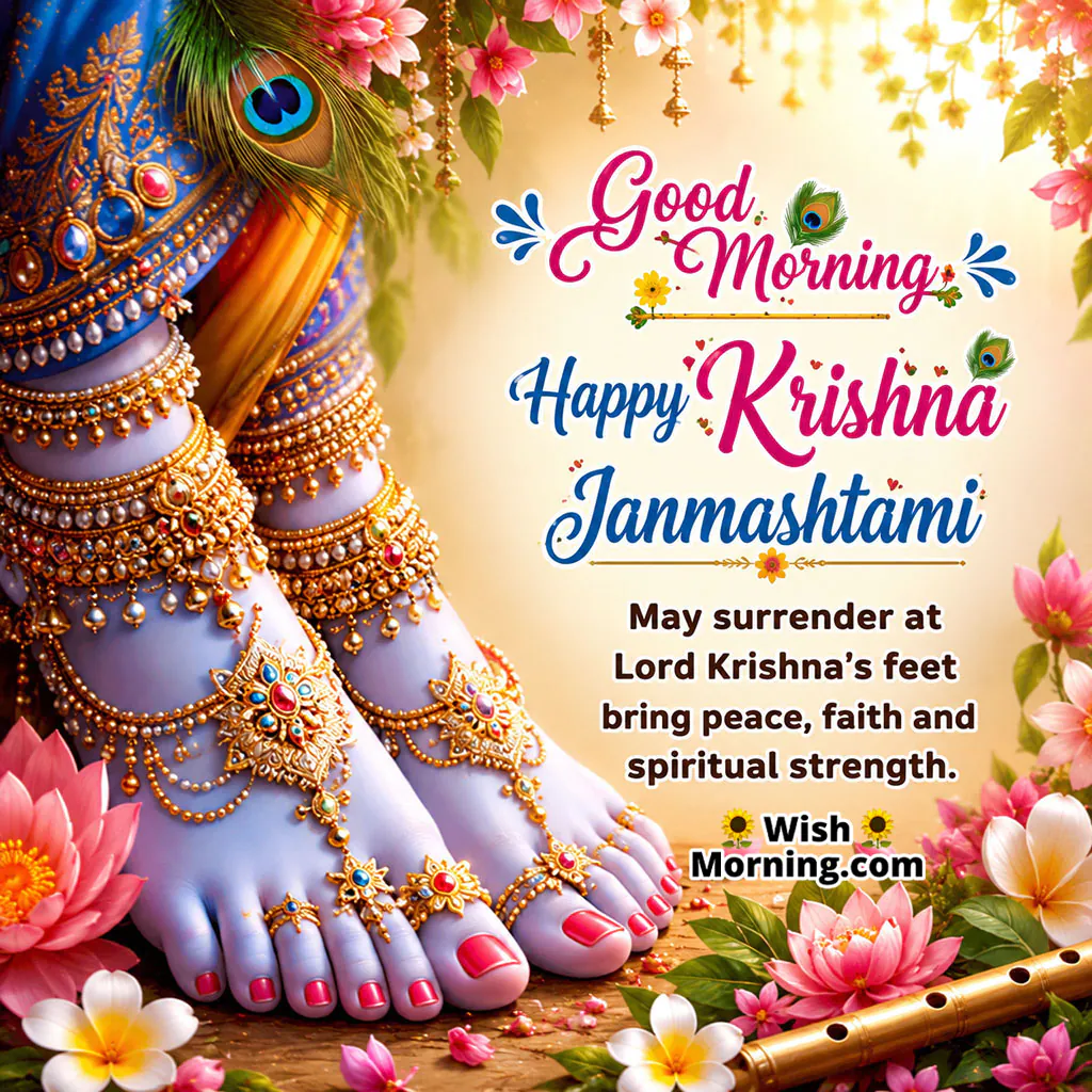 Divine Morning Bliss On Krishna Janmashtami