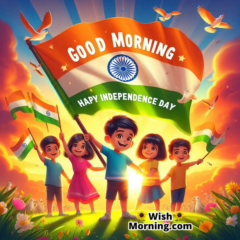 Good Morning Children Happy Independence Day