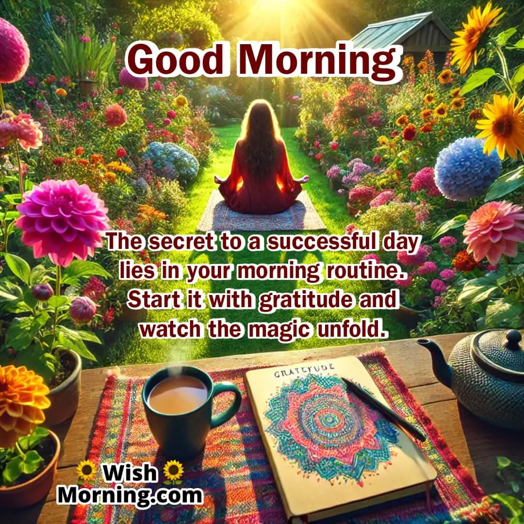 Good Morning Gratitude Magic Morning Scene