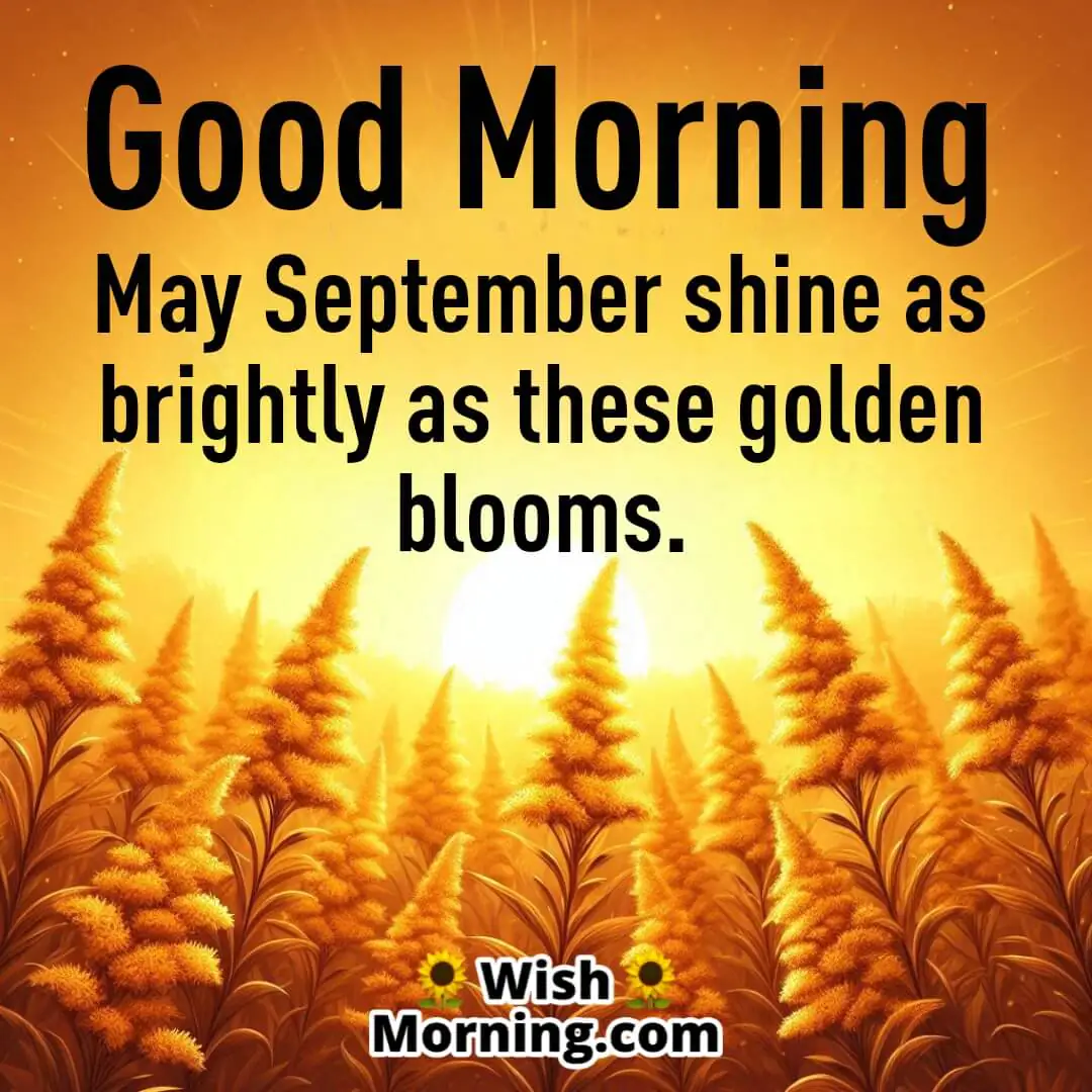 Good Morning September Wish