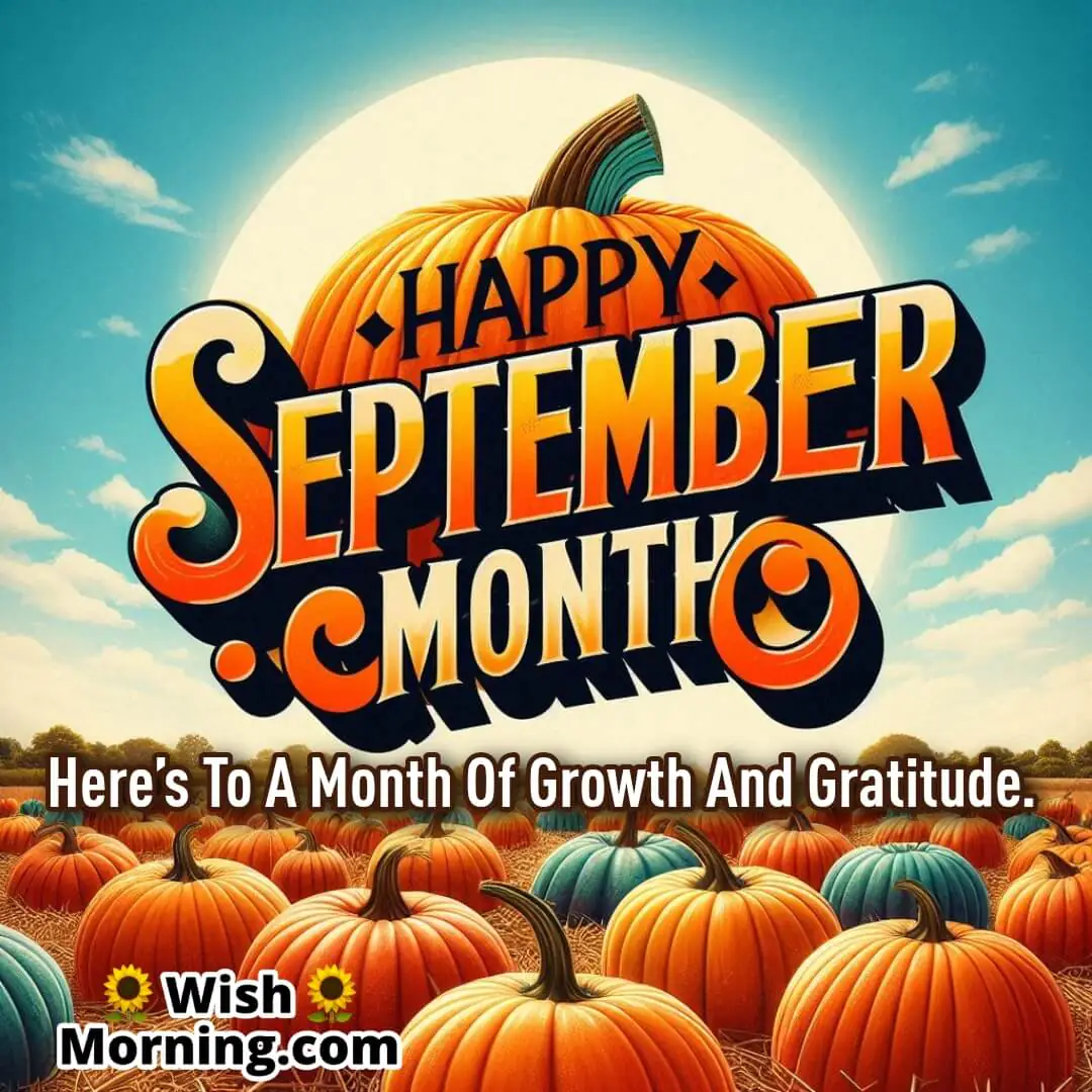 Happy September Status Image