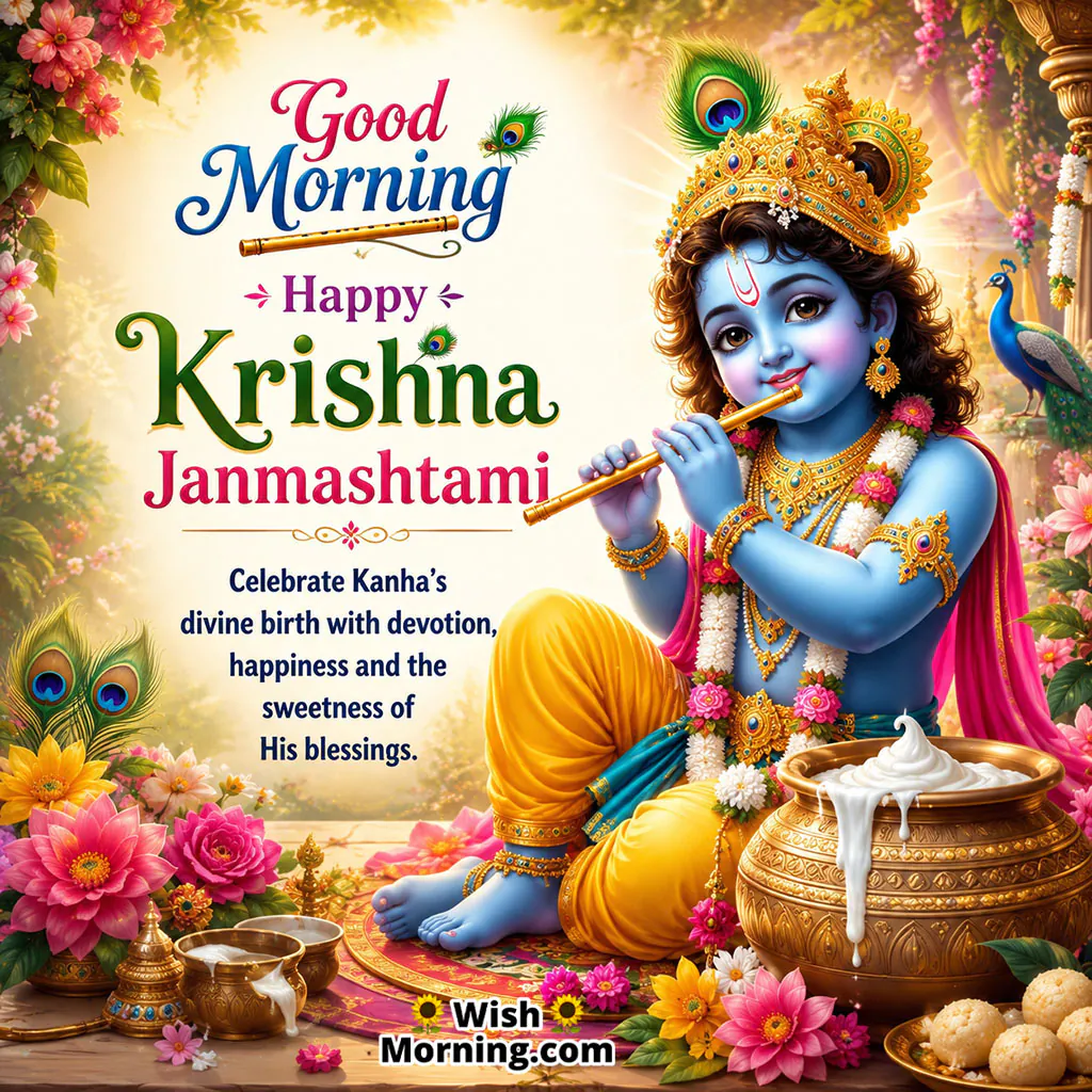 Morning Devotion On Krishna Janmashtami Day