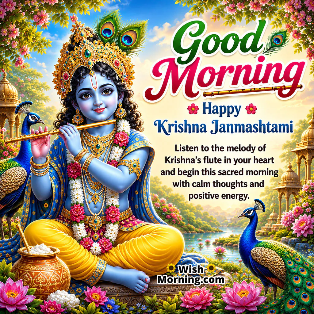 Sacred Vibes On This Krishna Janmashtami Morning