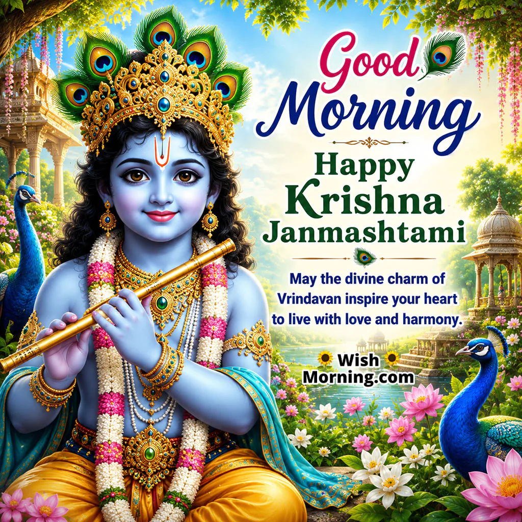 Start The Day With Krishna Janmashtami Festivities