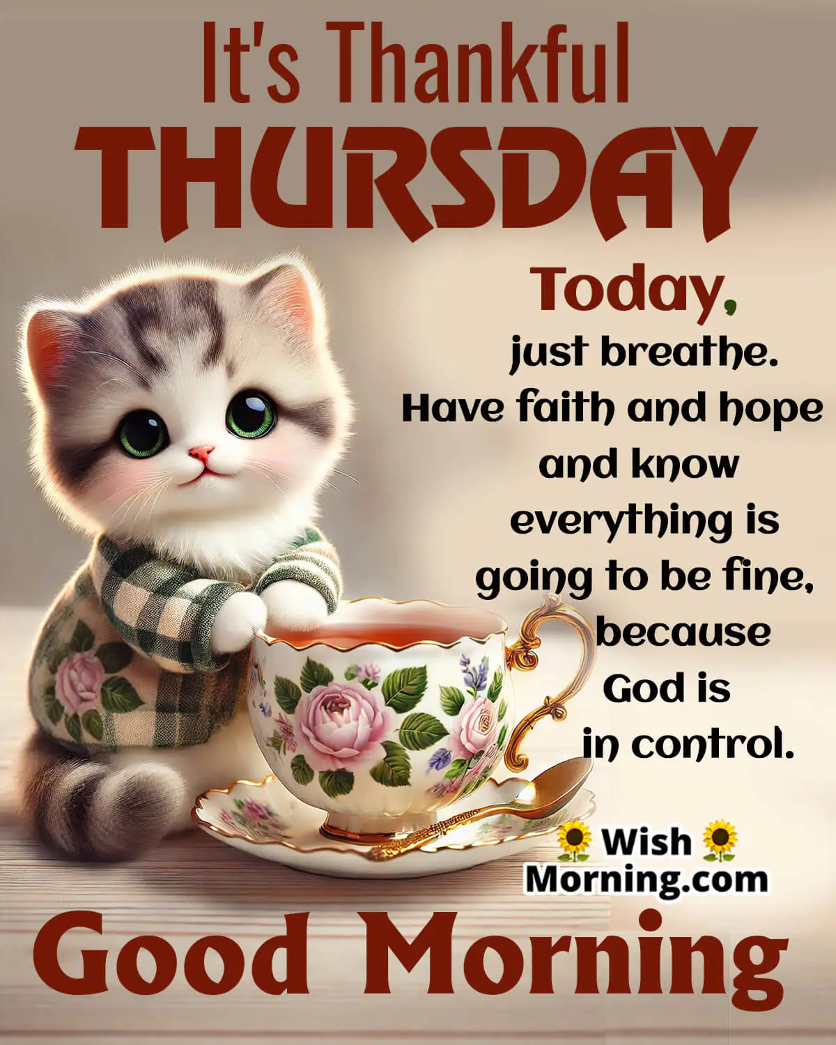 Thankful Thursday Serenity In Faith