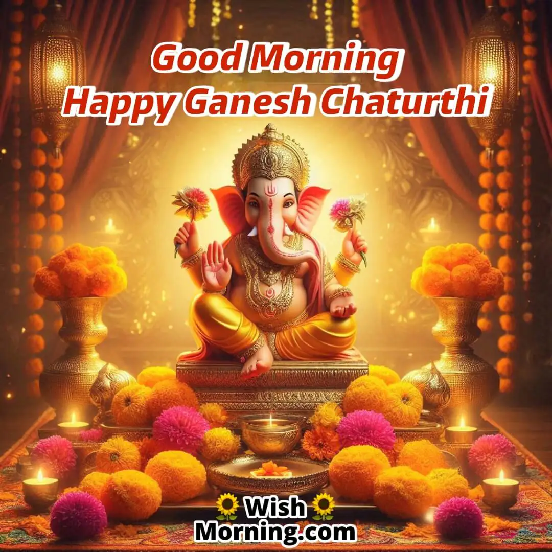 Good Morning Ganesh Chaturthi At Home