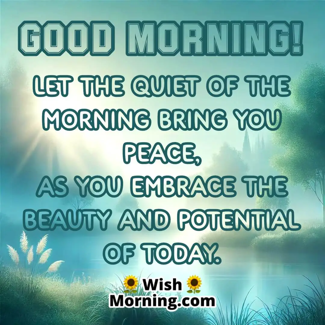 Morning Peace Beauty Image