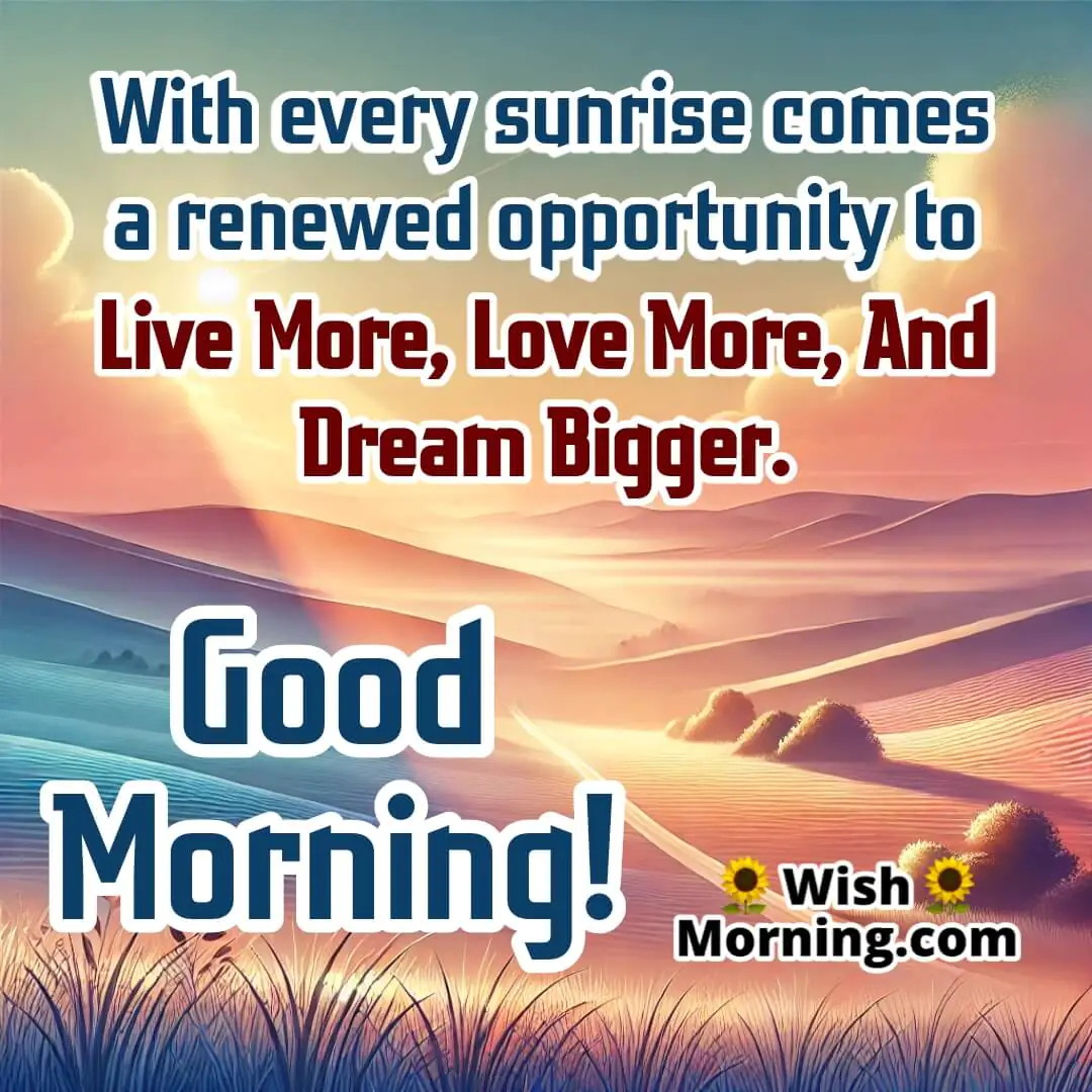 Morning Sunrise Dreams Picture