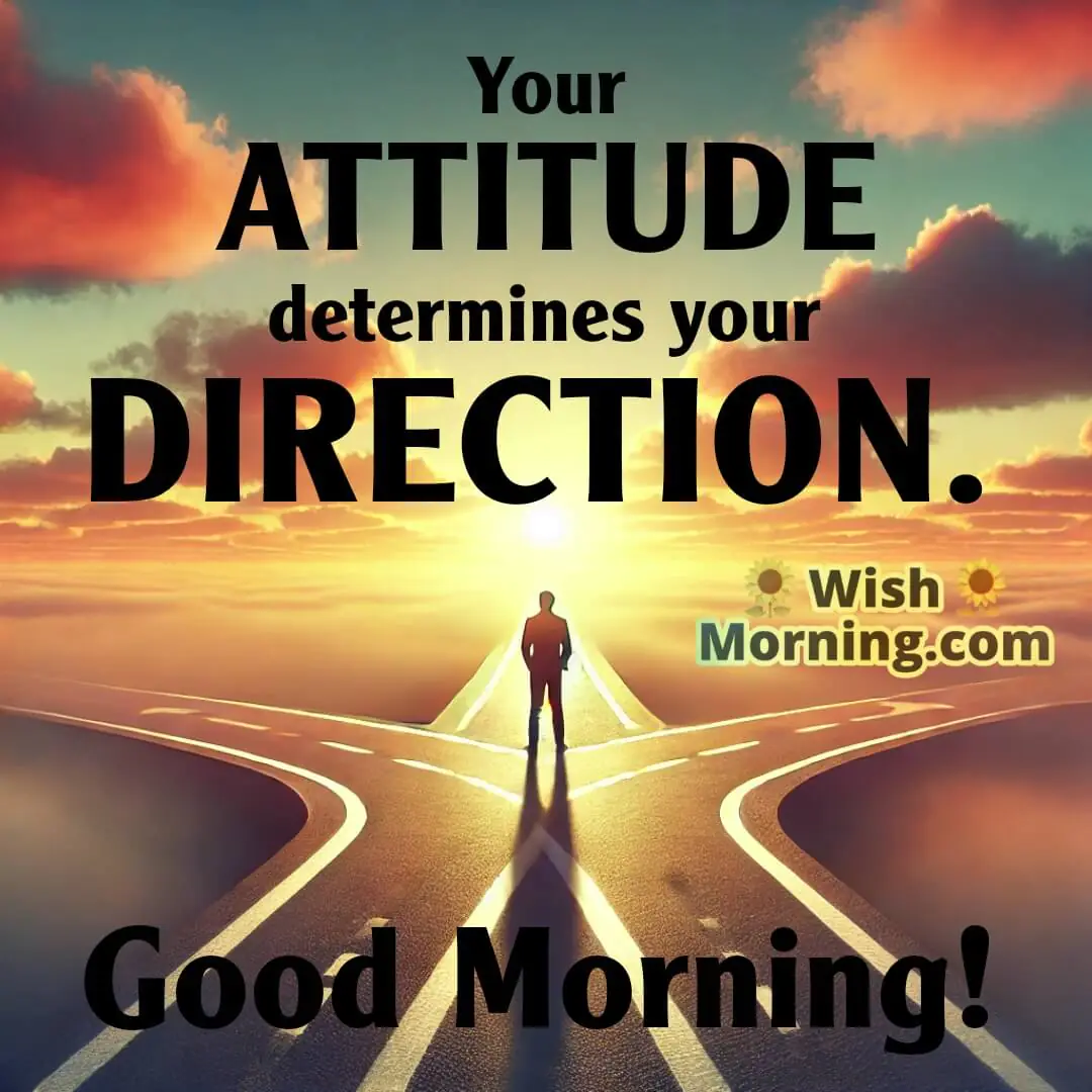 Person standing at a crossroads with the sun rising, evoking choices and direction in life.