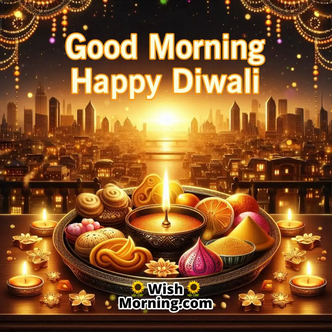 Good Morning Happy Diwali Image
