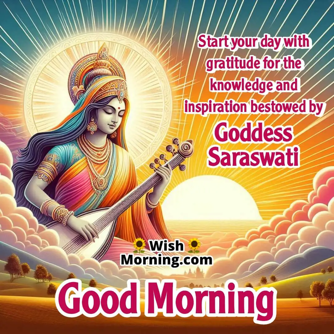 Saraswati Morning Greeting