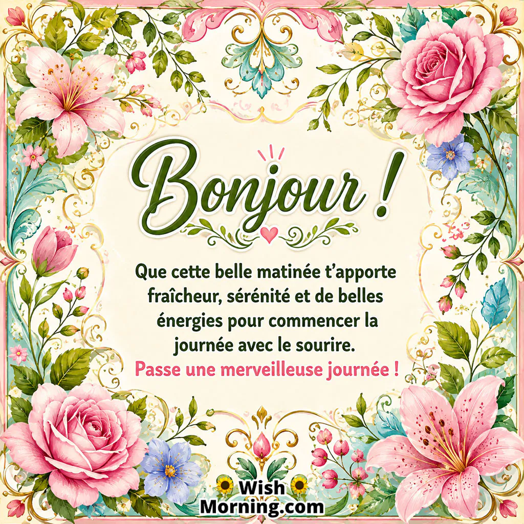 French Good Morning Pictures