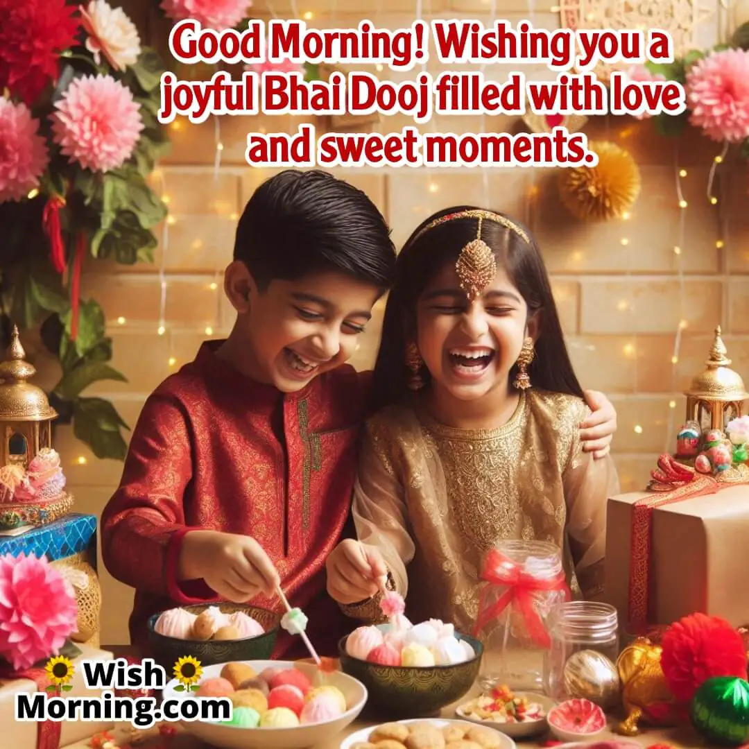 Joyful Bhai Dooj Good Morning