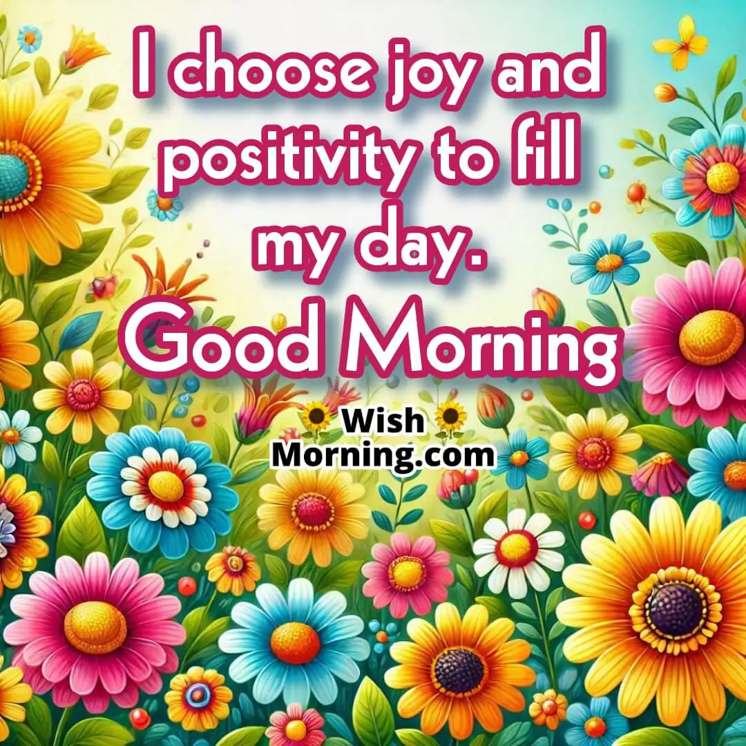 Vibrant garden with bright flowers representing joy and positivity.