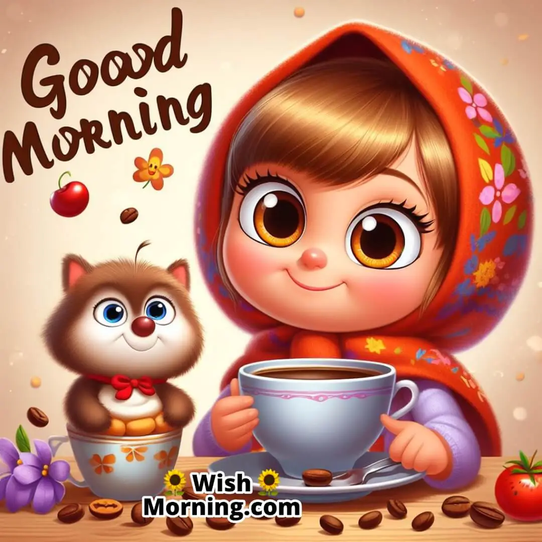 Good Morning Masha Breakfast Image