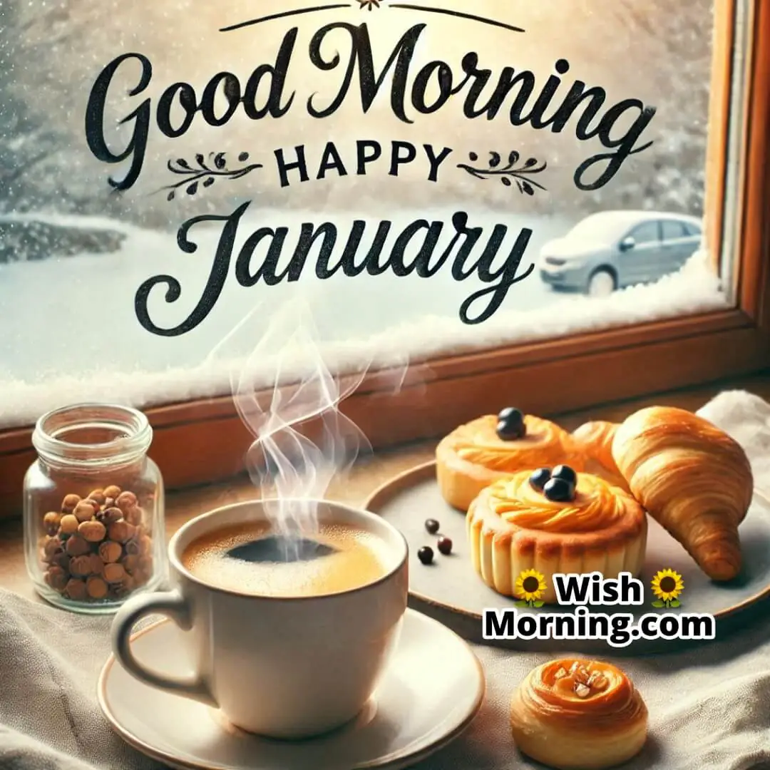 Happy January Morning Winter Breakfast