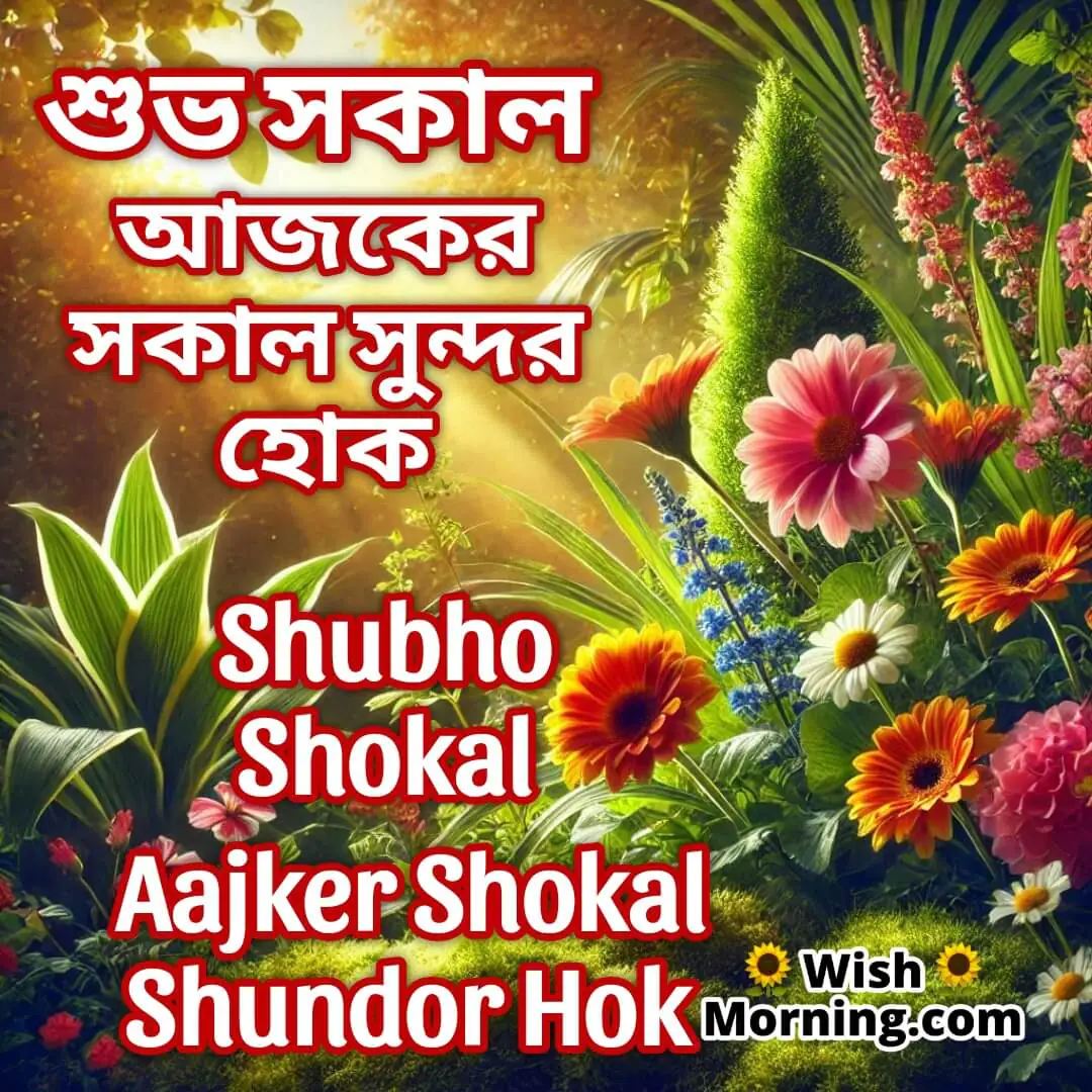 Shubho Shokal Aajker Shokal Shundor Hok