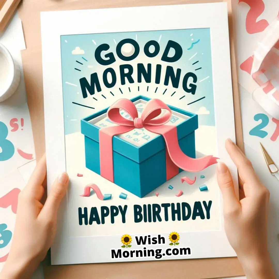 Good Morning Happy Birthday Gift
