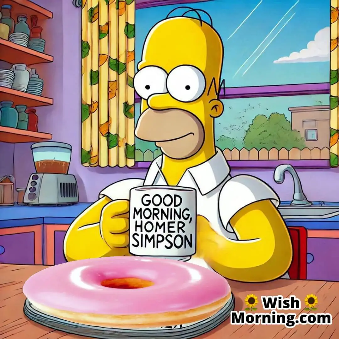 Good Morning Homer Simpson Pic