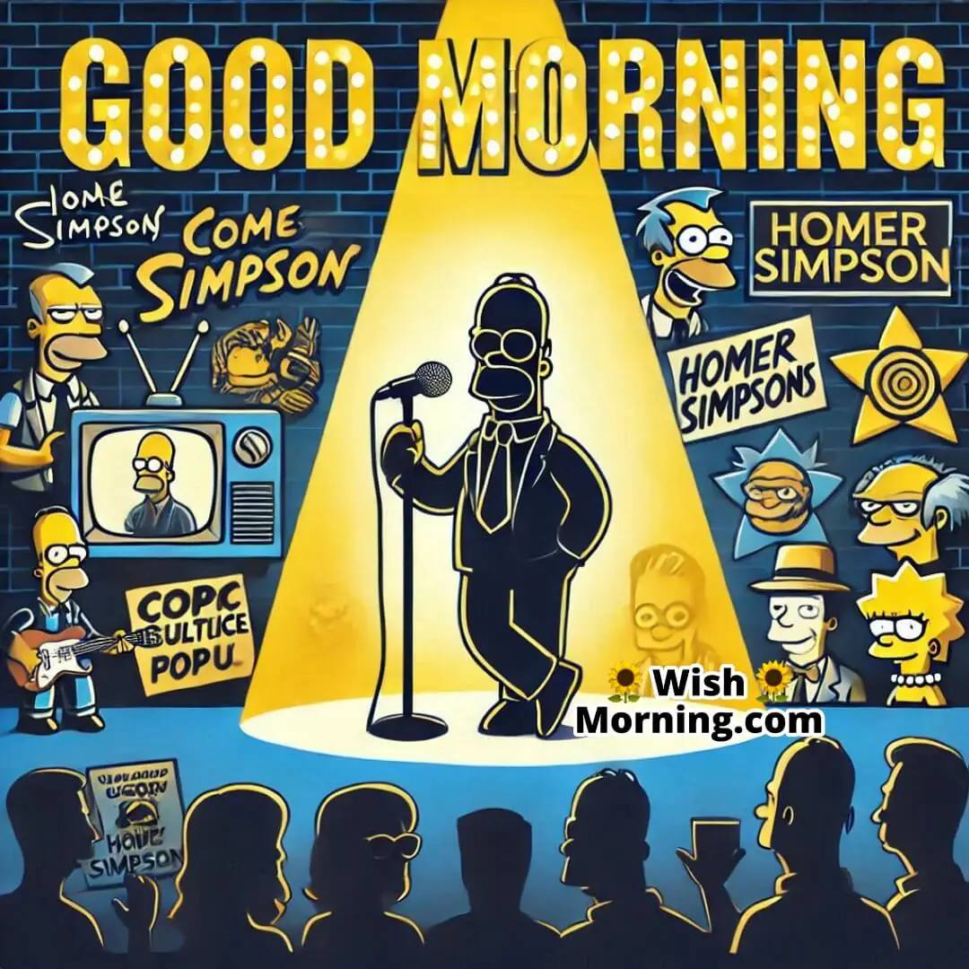 Good Morning Homer Simpson Pop Culture Icon Image