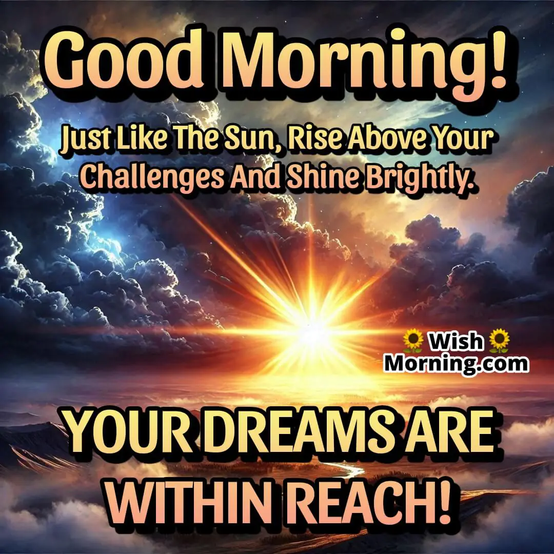A sunrise breaking through clouds, symbolizing overcoming challenges.