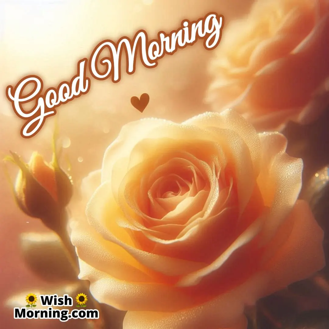 Good Morning Golden Rose Image