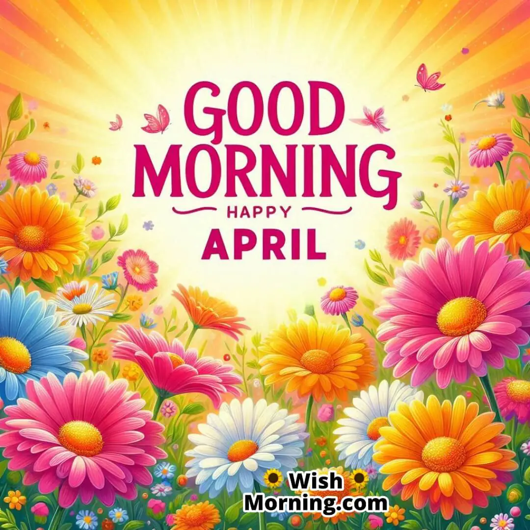 Good Morning Happy April Lilac Blooms