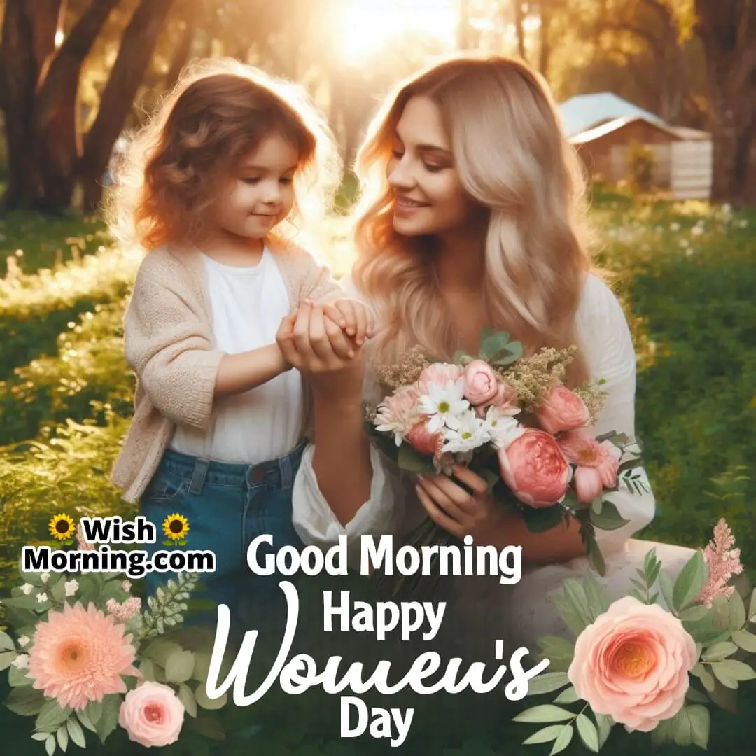 Good Morning Happy Women’s Day Mother And Daughter