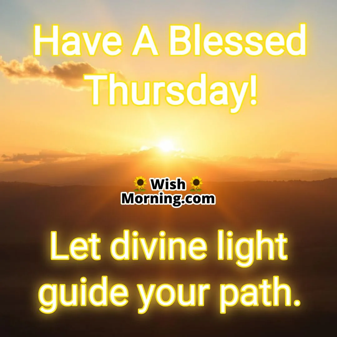 Spiritual Blessings For A Peaceful Thursday