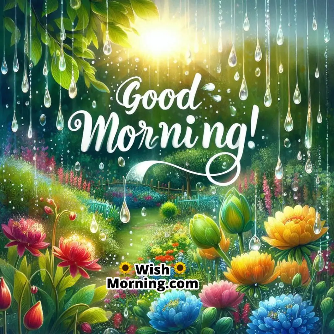 Spring Morning Rain Shower