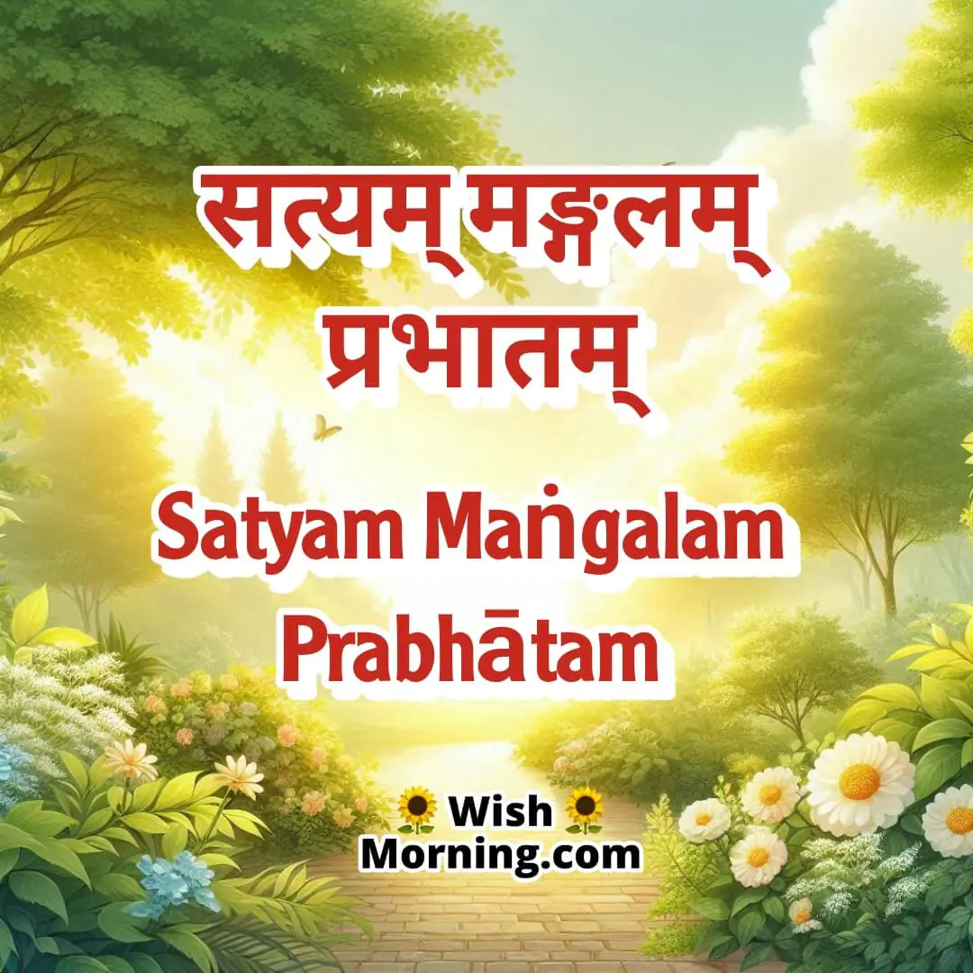 Blessed Morning Sanskrit Image