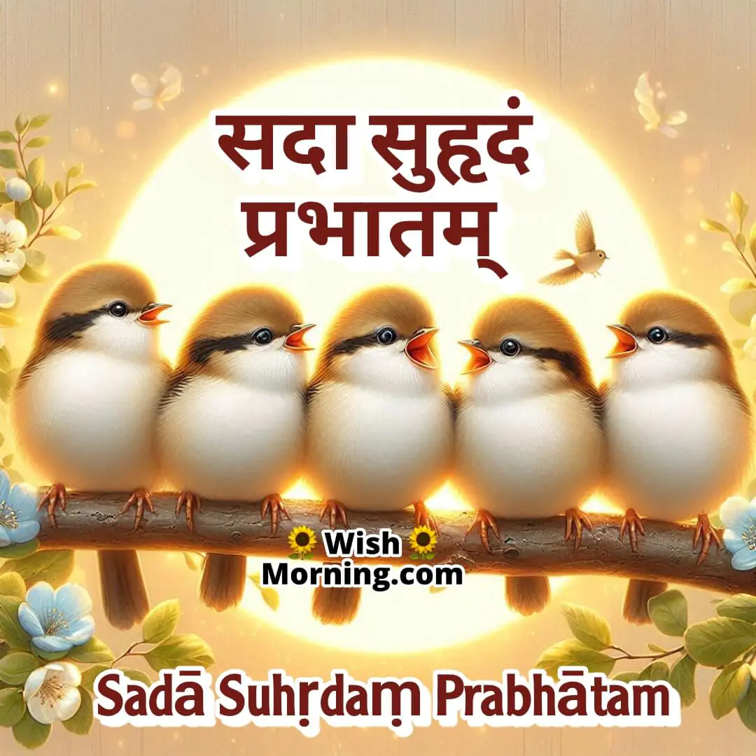 Friendly Morning In Sanskrit