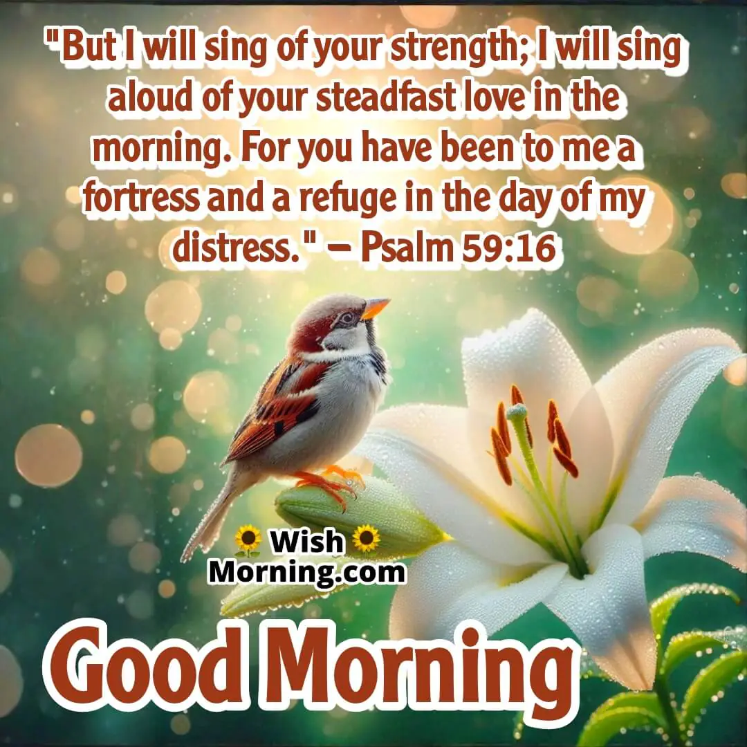 Sing Of God's Strength And Love In The Morning