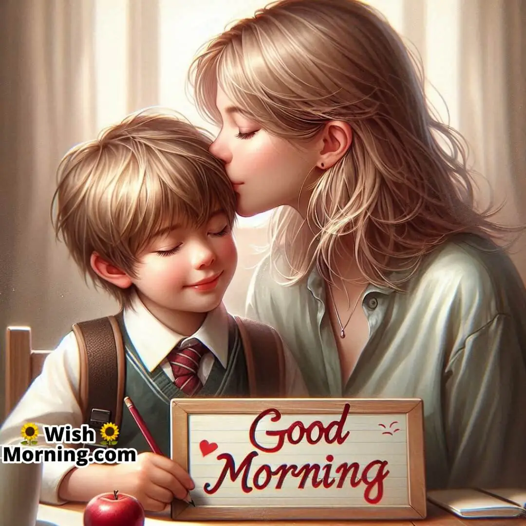 Cute Good Morning Image Of Mother’s Love