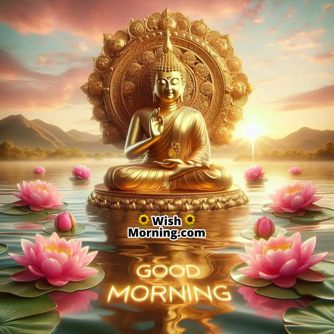 Good Morning Buddha Lake Reflection