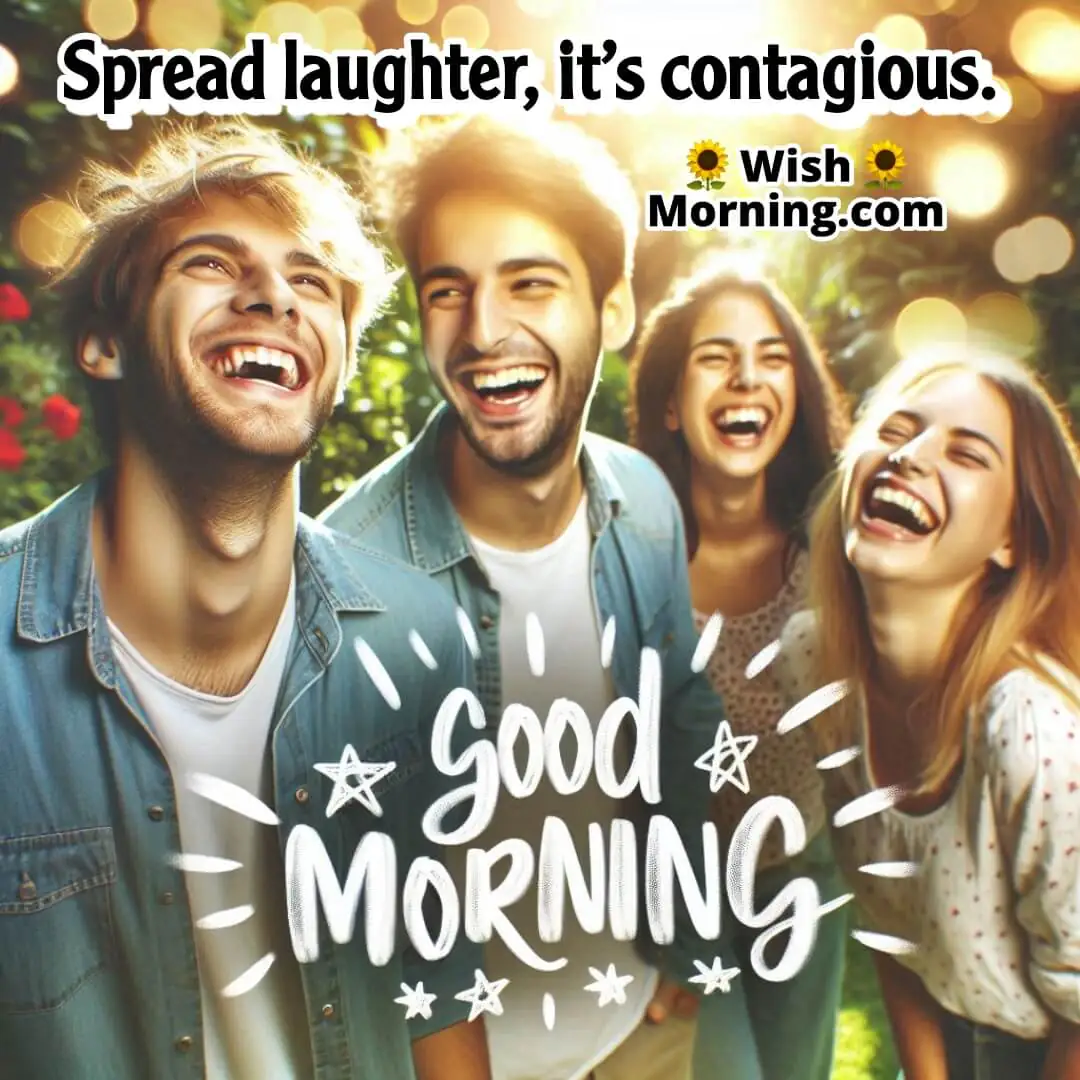 Friends laughing in nature, radiating joy and happiness.
