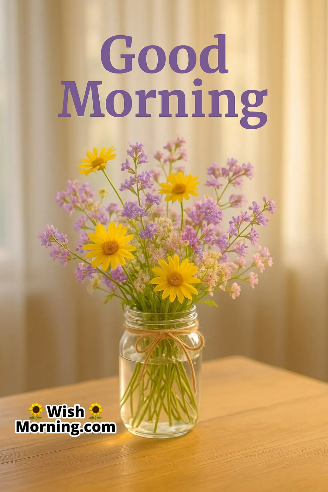Good Morning Image In Portrait Size