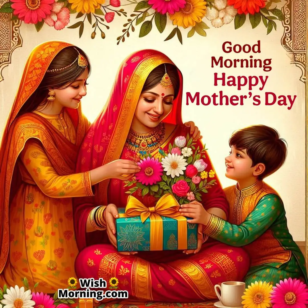Good Morning Mother’s Day Indian Celebration Image