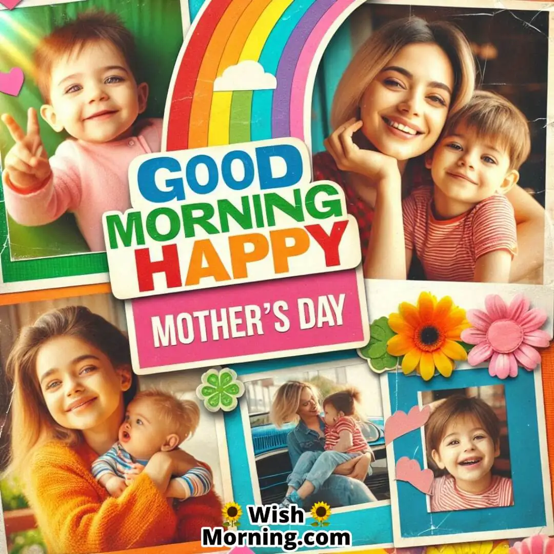Good Morning Mother’s Day Memory Collage Image