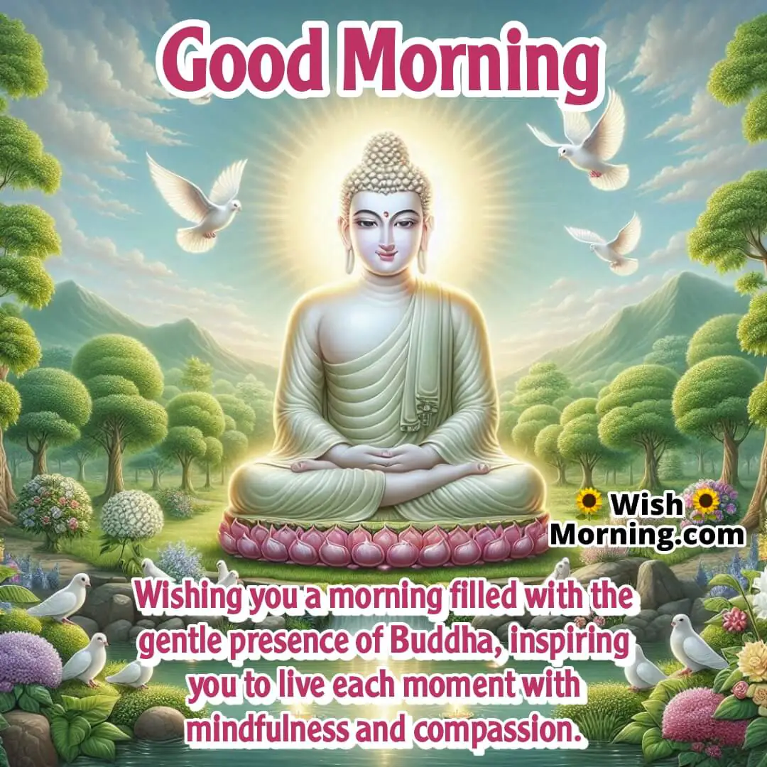 Good Morning Wish For Buddha’s Gentle Presence