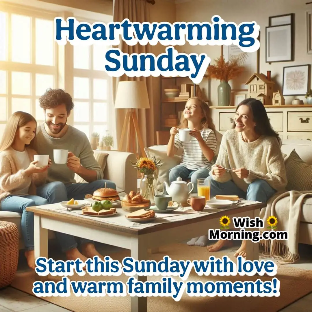 Heartwarming Sunday Morning Family Bonding
