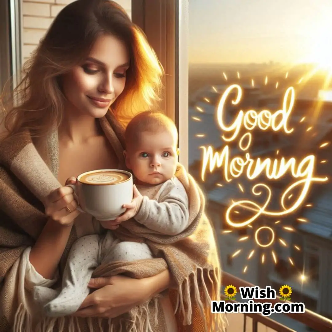 Peaceful Morning Coffee Image For Mother