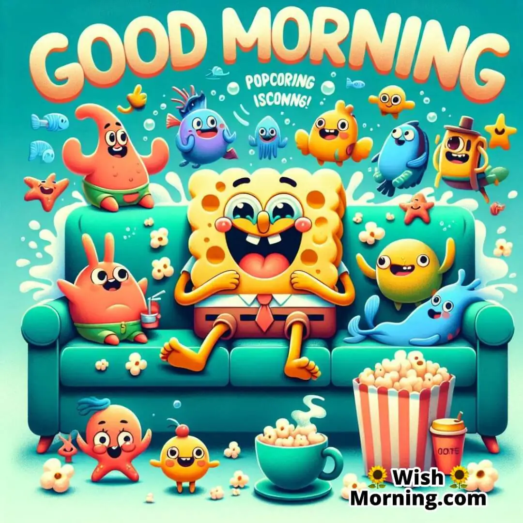 Good Morning SpongeBob image featuring — A lively ocean setting representing multi-generational joy, clever humor, and broad audience appeal.